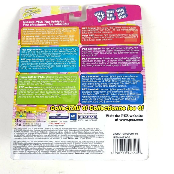 Johnny Lightning WHITE Lightning PEZ '04 HUMMER H2 SUV - Picture 3 of 11